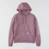 Damen-Hoodie mit «Sawyer Script Logo» auf den Armlingen