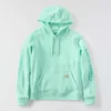 Damen-Hoodie mit «Sawyer Script Logo» auf den Armlingen