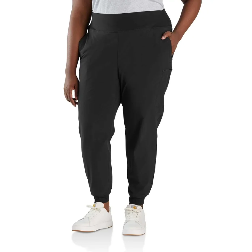 Damen-Jogginghose «Force» mit lockerem Schnitt und Fleecefutter