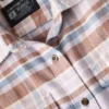 Damen-Karo-Hemd aus der Tencel™-Faser-Serie in lockerer Passform