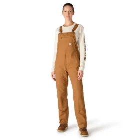 Damen-Latzhose «Ashland» aus Canvas mit lockerer Passform