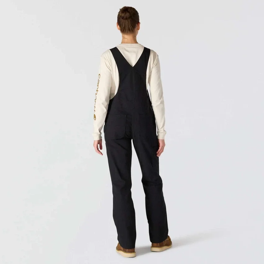 Damen-Latzhose «Ashland» aus Canvas mit lockerer Passform