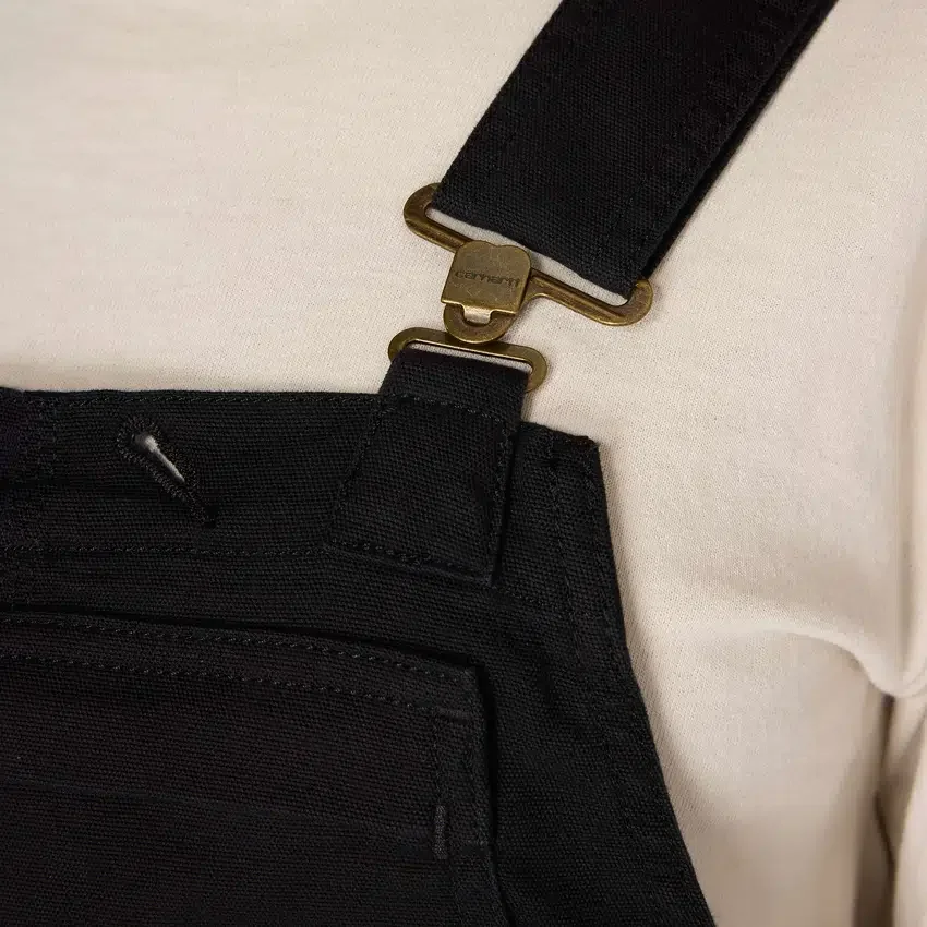 Damen-Latzhose «Ashland» aus Canvas mit lockerer Passform