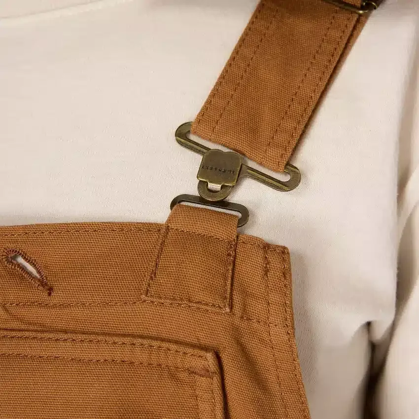 Damen-Latzhose «Ashland» aus Canvas mit lockerer Passform