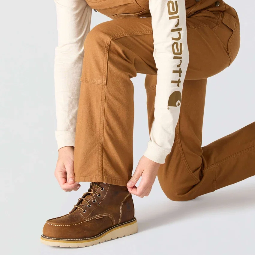 Damen-Latzhose «Ashland» aus Canvas mit lockerer Passform