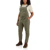 Damen-Latzhose «Force» in lockerer Passform aus Ripstop – Arbeitslatzhose für Damen