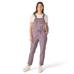 Damen-Latzhose «Force» in lockerer Passform aus Ripstop – Arbeitslatzhose für Damen