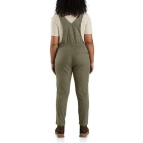 Damen-Latzhose «Force» in lockerer Passform aus Ripstop – Arbeitslatzhose für Damen
