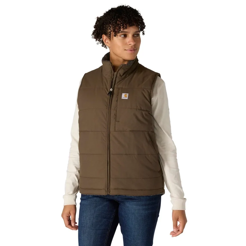 Damen-Pufferweste «Montana», isoliert, wendbar, wasserabweisend – Rain Defender-Weste