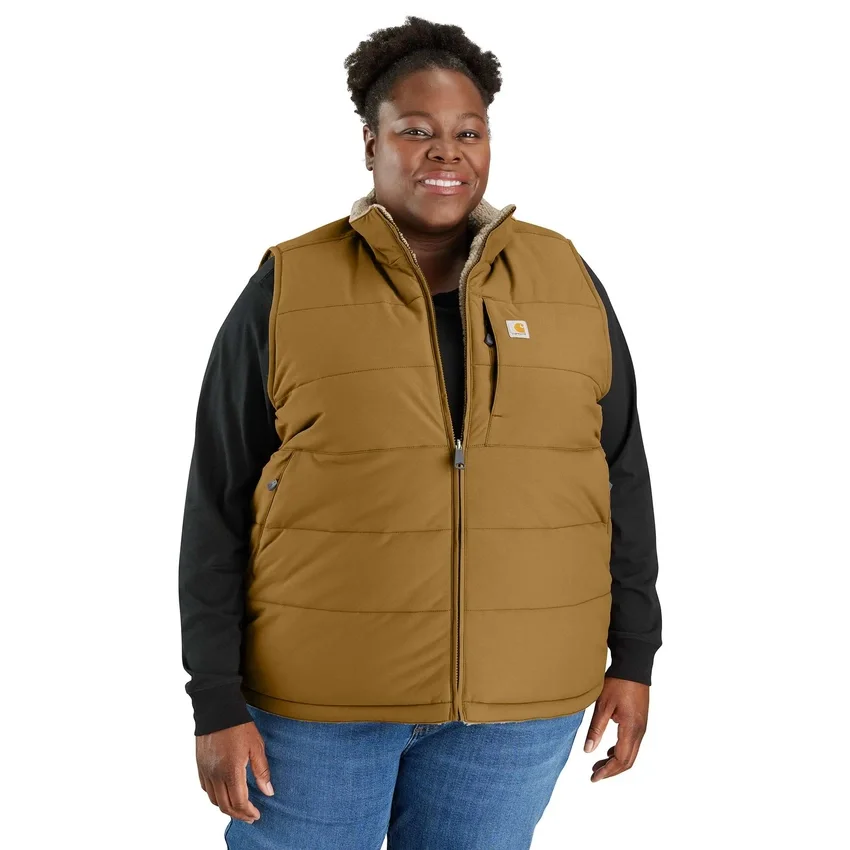 Damen-Pufferweste «Montana», isoliert, wendbar, wasserabweisend – Rain Defender-Weste