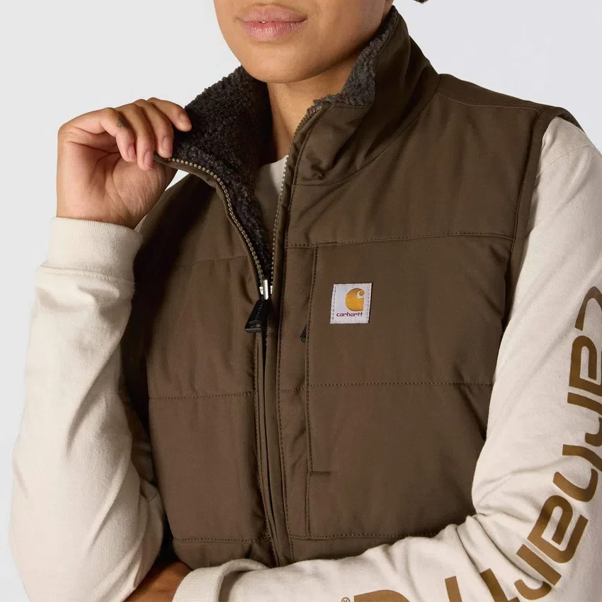 Damen-Pufferweste «Montana», isoliert, wendbar, wasserabweisend – Rain Defender-Weste