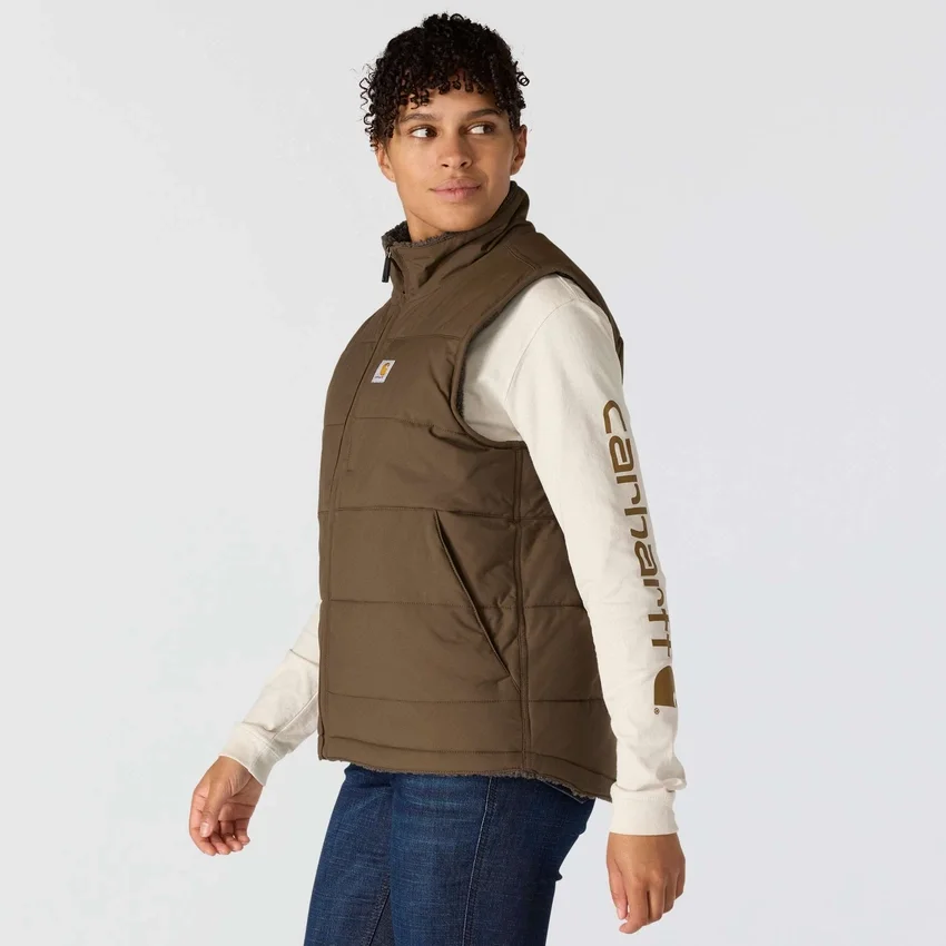 Damen-Pufferweste «Montana», isoliert, wendbar, wasserabweisend – Rain Defender-Weste