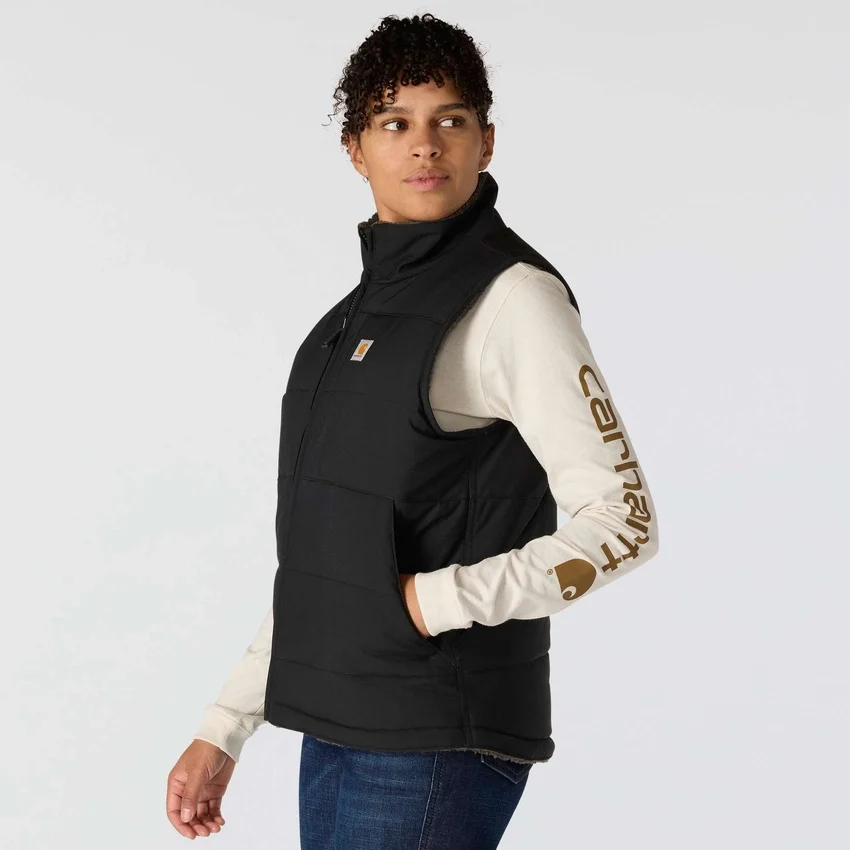 Damen-Pufferweste «Montana», isoliert, wendbar, wasserabweisend – Rain Defender-Weste
