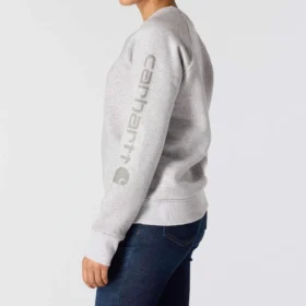 Damen-Sweatshirts mit Rundhalsausschnitt, lockerem Schnitt und Grafikprint, mittelschwer