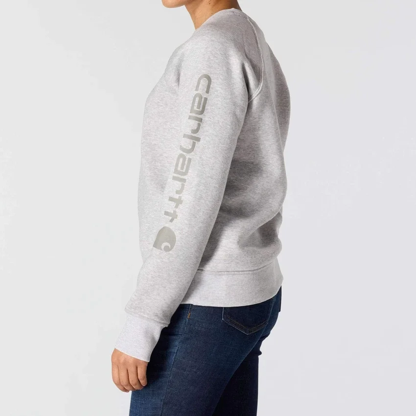 Damen-Sweatshirts mit Rundhalsausschnitt, lockerem Schnitt und Grafikprint, mittelschwer