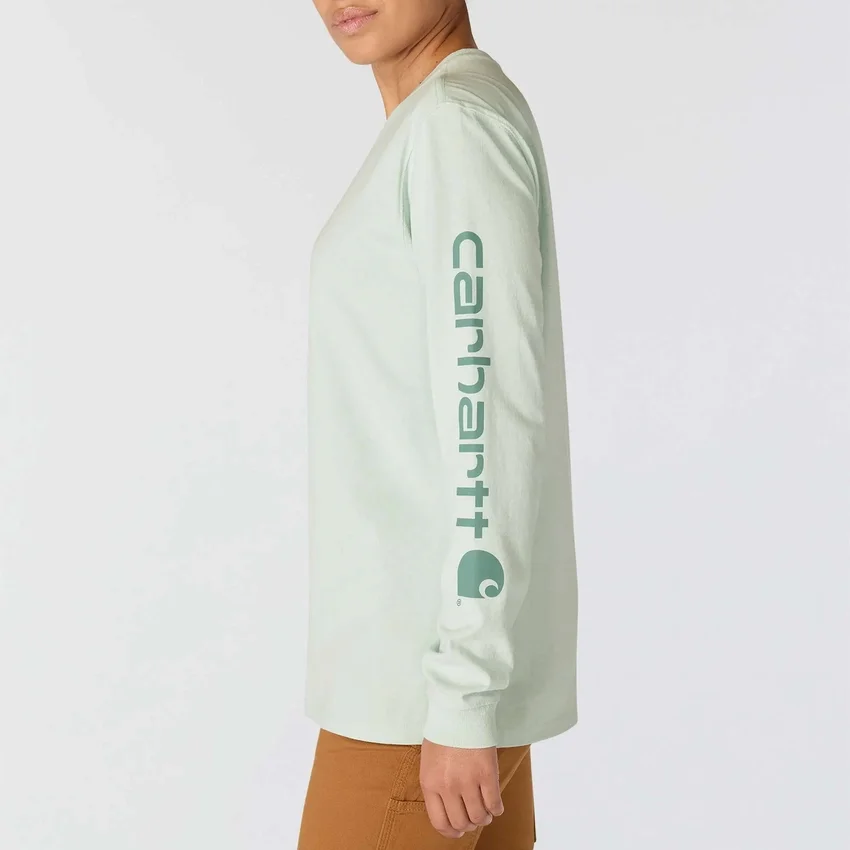Dearborn Damen-Hemd mit Logo, locker sitzend, schweres Gewebe, mit Armlingen