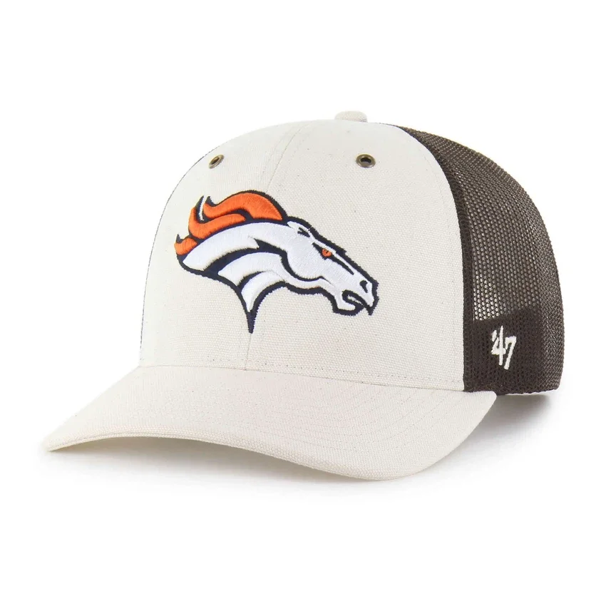 Denver Broncos '47 Ungefärbte Trucker-Kappe, lockere Passform