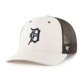 Detroit Tigers '47 Ungefärbte Trucker-Kappe