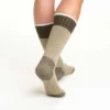 Dicke Stiefelsocken für Damen aus einer Synthetik-Wollmischung