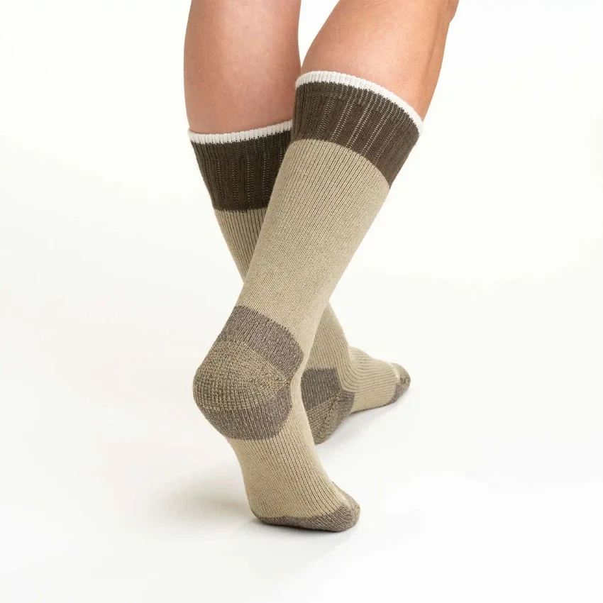 Dicke Stiefelsocken für Damen aus einer Synthetik-Wollmischung