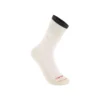 Doppelt gestrickte, schwere Crew-Socken mit Rautenmuster