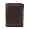 Dreifach-Brieftasche aus Pebble-Leder