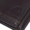 Dreifach-Brieftasche aus Pebble-Leder