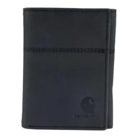 Dreifach gefaltete Brieftasche aus Sattelleder