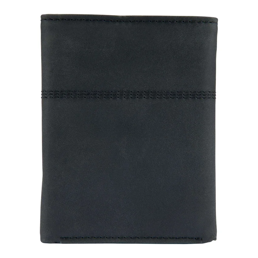 Dreifach gefaltete Brieftasche aus Sattelleder