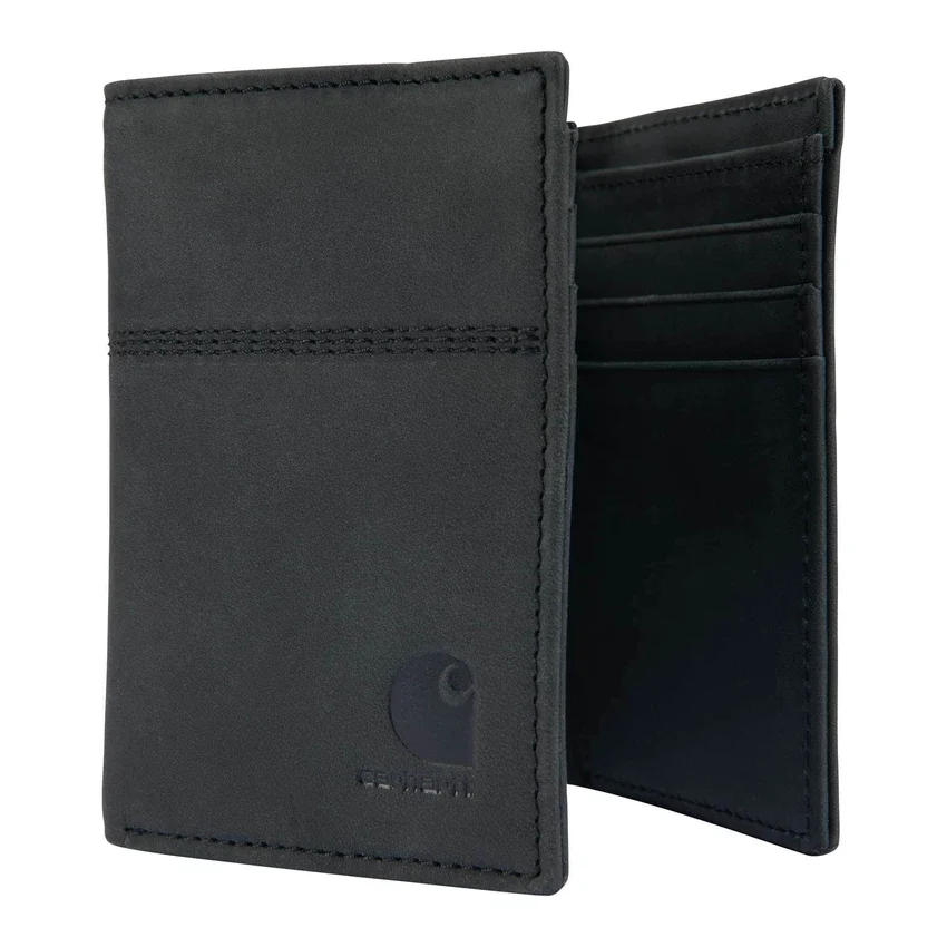 Dreifach gefaltete Brieftasche aus Sattelleder