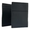 Dreifach gefaltete Brieftasche aus Sattelleder