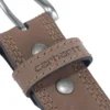 Dreifach genähter Ledergürtel