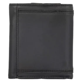 Dreifach vernähte Dreifach-Brieftasche aus Leder