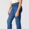 Essential Stretch-Jeans für Damen mit mittlerer Leibhöhe und geradem Bein