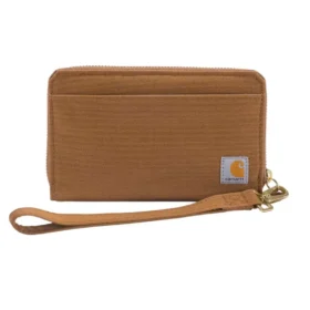 Flache Clutch-Brieftasche aus Nylon-Duck
