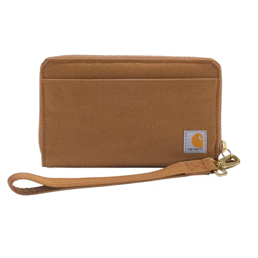 Flache Clutch-Brieftasche aus Nylon-Duck