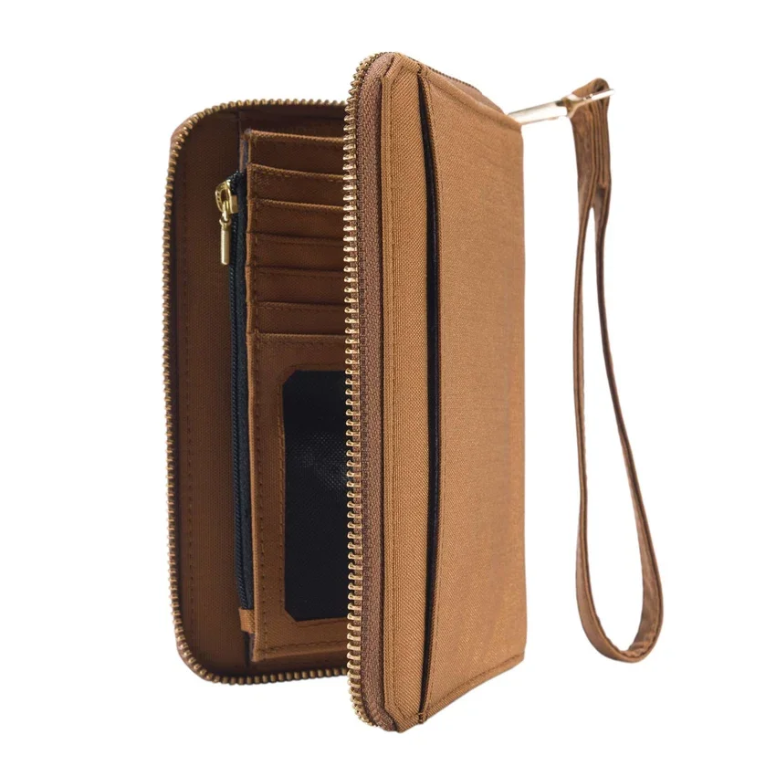 Flache Clutch-Brieftasche aus Nylon-Duck