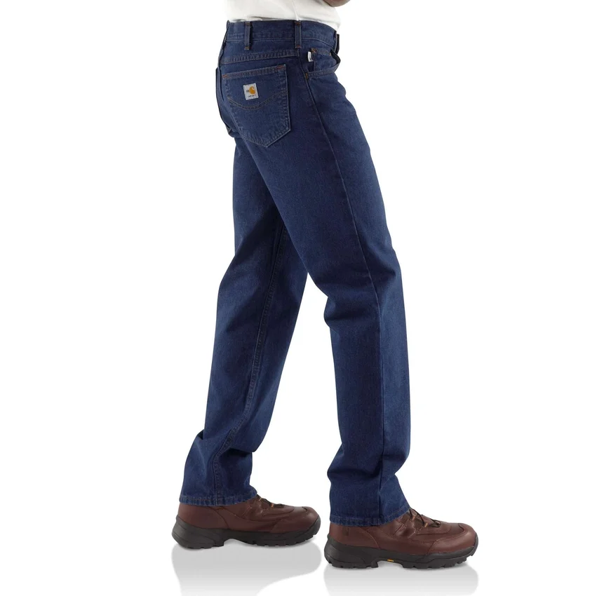 Flammhemmende 5-Pocket-Jeans für Herren in Relaxed-Fit