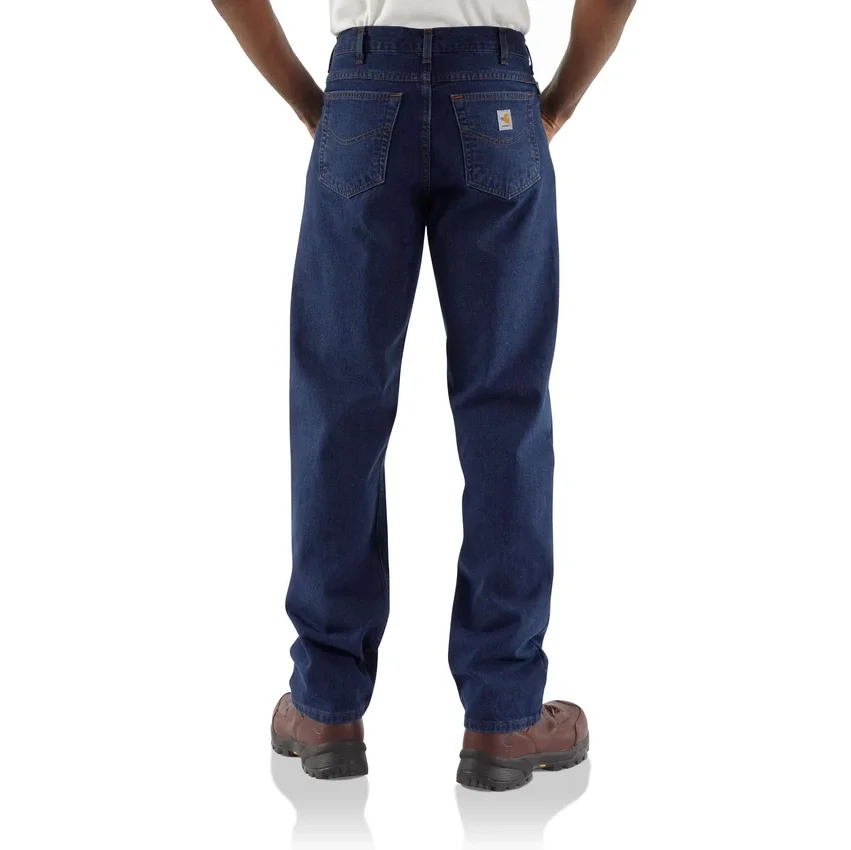 Flammhemmende 5-Pocket-Jeans für Herren in Relaxed-Fit