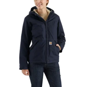 Flammhemmende Full Swing®-Jacke für Damen in lockerer Passform mit Quick Duck®-Material und Sherpa-Futter