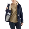 Flammhemmende Full Swing®-Jacke für Damen in lockerer Passform mit Quick Duck®-Material und Sherpa-Futter