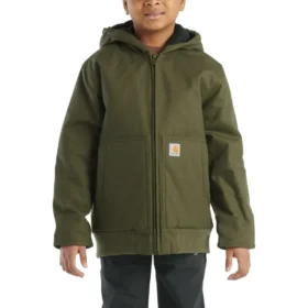 Flanell-Aktivjacke für Jungen mit Steppfutter (Kinder/Jugendliche)