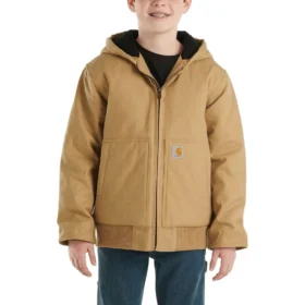Flanell-Aktivjacke für Jungen mit Steppfutter (Kinder/Jugendliche)