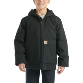 Flanell-Aktivjacke für Jungen mit Steppfutter (Kinder/Jugendliche)