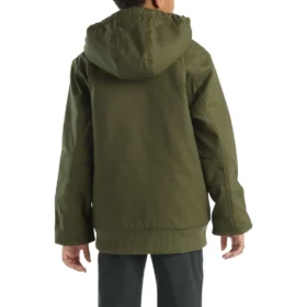 Flanell-Aktivjacke für Jungen mit Steppfutter (Kinder/Jugendliche)