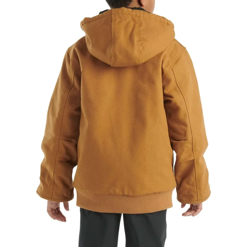 Flanell-Aktivjacke für Jungen mit Steppfutter (Kinder/Jugendliche)
