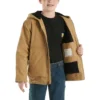 Flanell-Aktivjacke für Jungen mit Steppfutter (Kinder/Jugendliche)