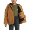 Flanell-Aktivjacke für Jungen mit Steppfutter (Kinder/Jugendliche)