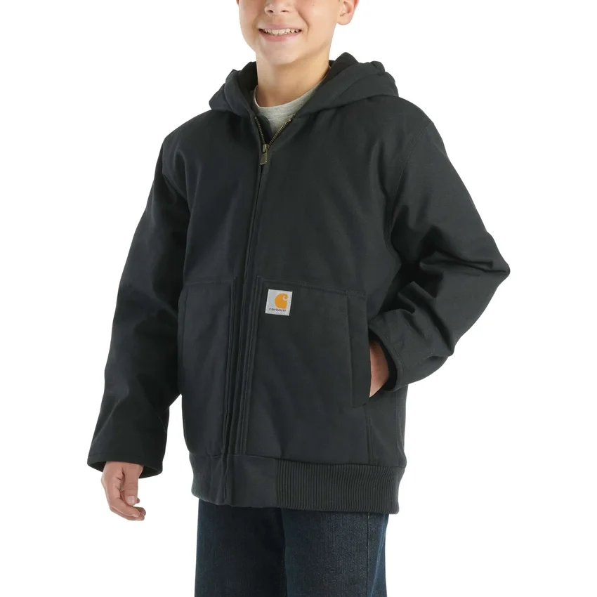 Flanell-Aktivjacke für Jungen mit Steppfutter (Kinder/Jugendliche)