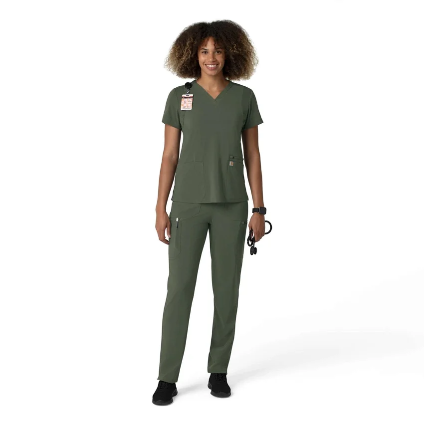 Force Cross-Flex Cargo-OP-Hose für Damen mit geradem Bein